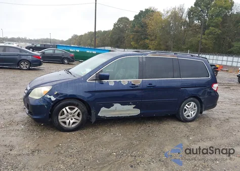 2005 Honda Odyssey Ex-L z USA, uszkodzony, nr VIN 5FNRL38745B007494